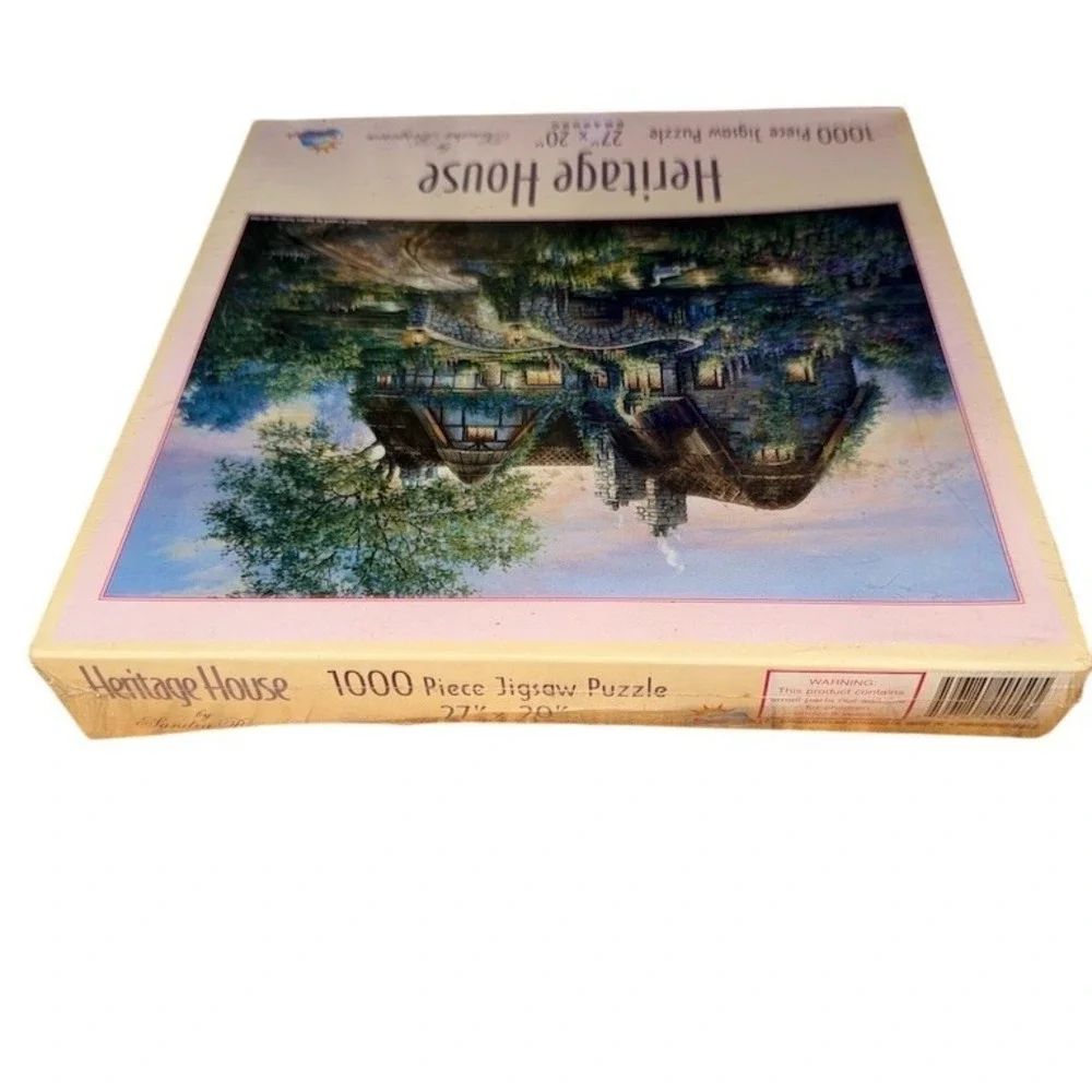 SunsOut 1000 Piece Jigsaw Puzzle Sandra Bergeron Scenic Cottage‎ NIB